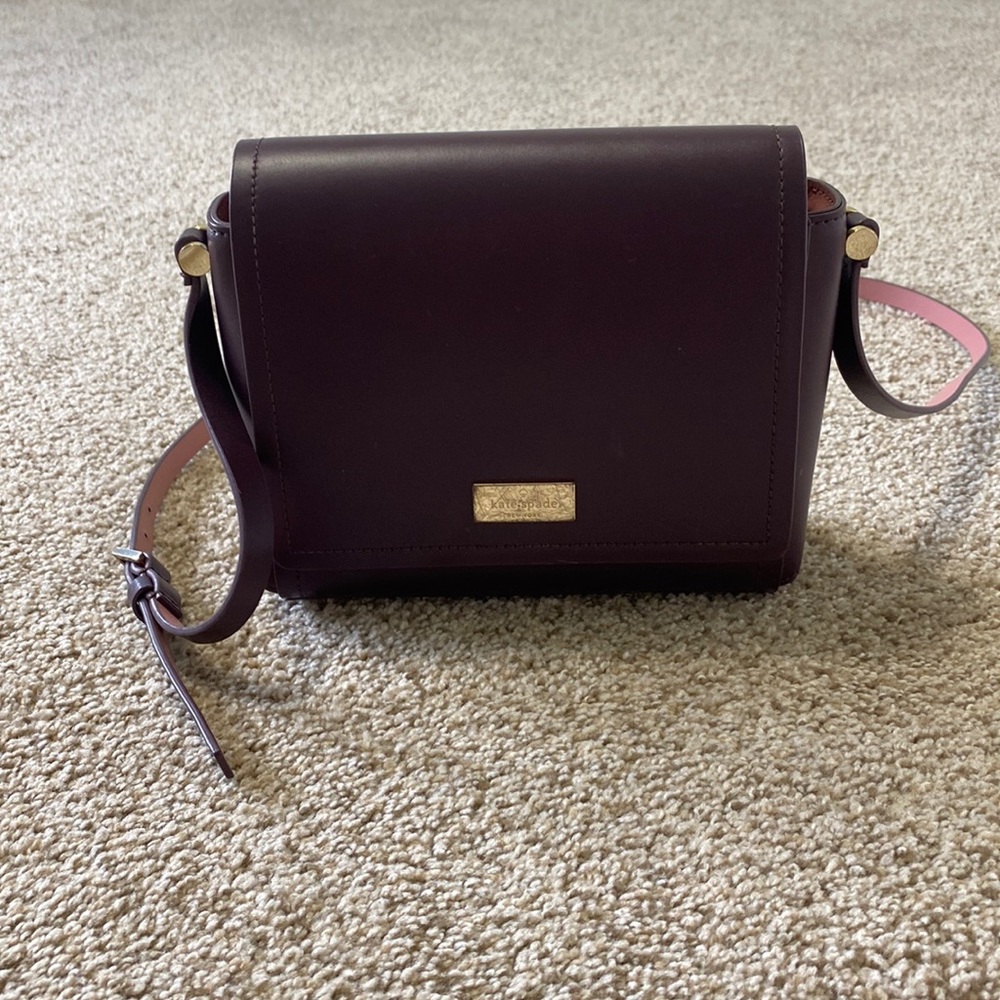 Purple Kate spade Cross body